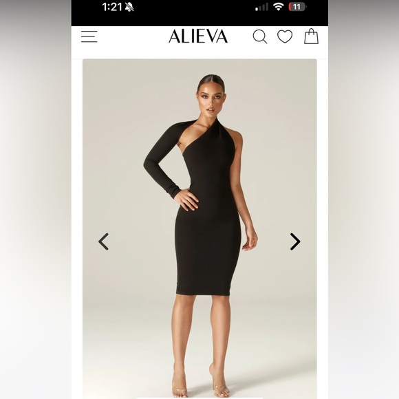 Alieva label, Dasha modern midi dress size M - Picture 1 of 1